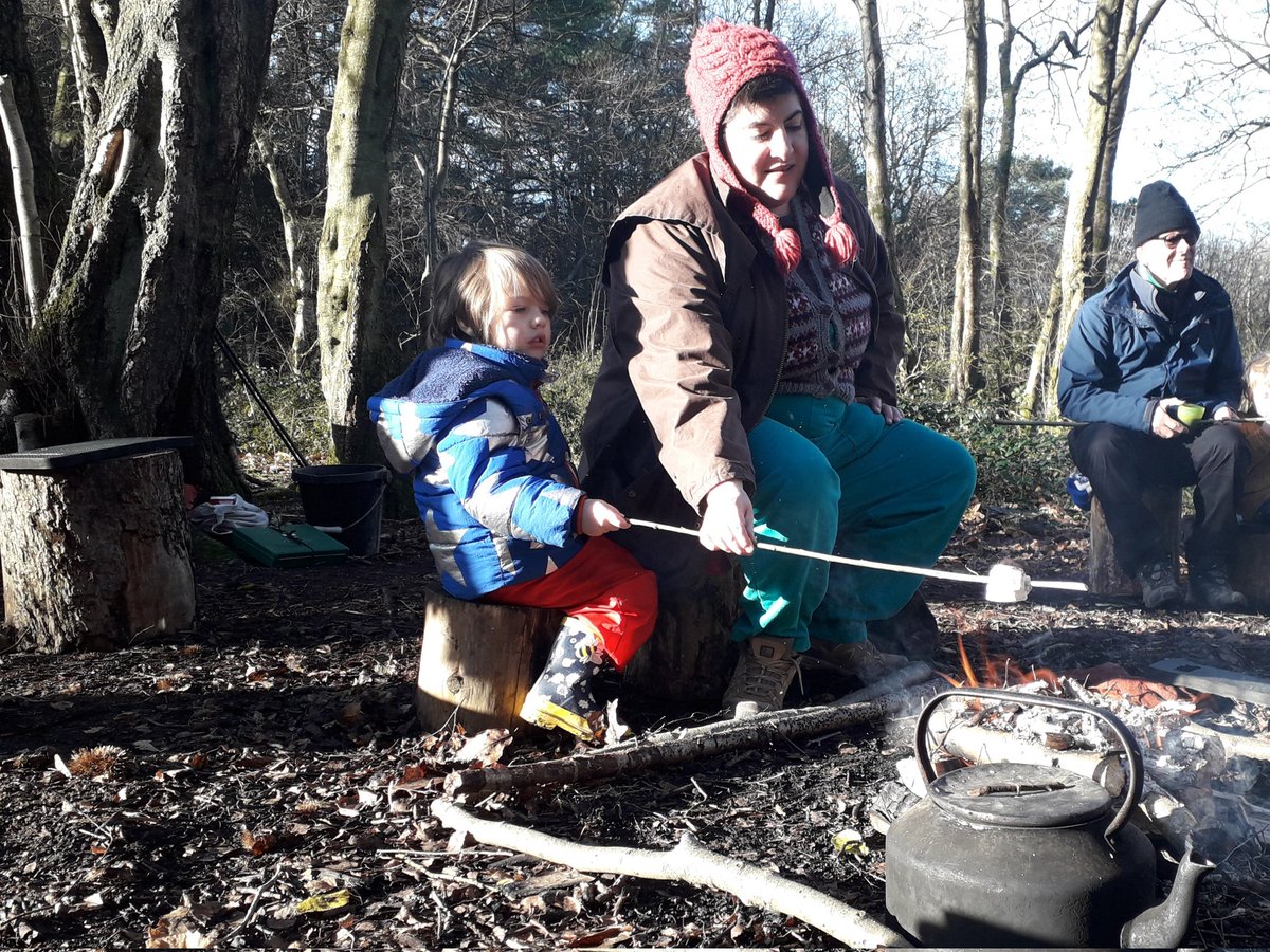 Such a lovely way to end our Nature Tots year. Making tree decorations, crafting our own Rudolph's, toasting  marshmallows and a rousing chorus of Jingle bells. <a href="/SussexWildlife/">Sussex Wildlife Trust 🦔</a> #Tilgate #Crawley