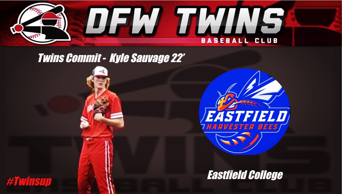 Congrats to 22’ RHP <a href="/KyleSauvage/">Kyle Sauvage</a> (Weatherford HS - TX)  on his commitment to <a href="/EastfieldBSB/">Eastfield Baseball</a> 

#Twinsup