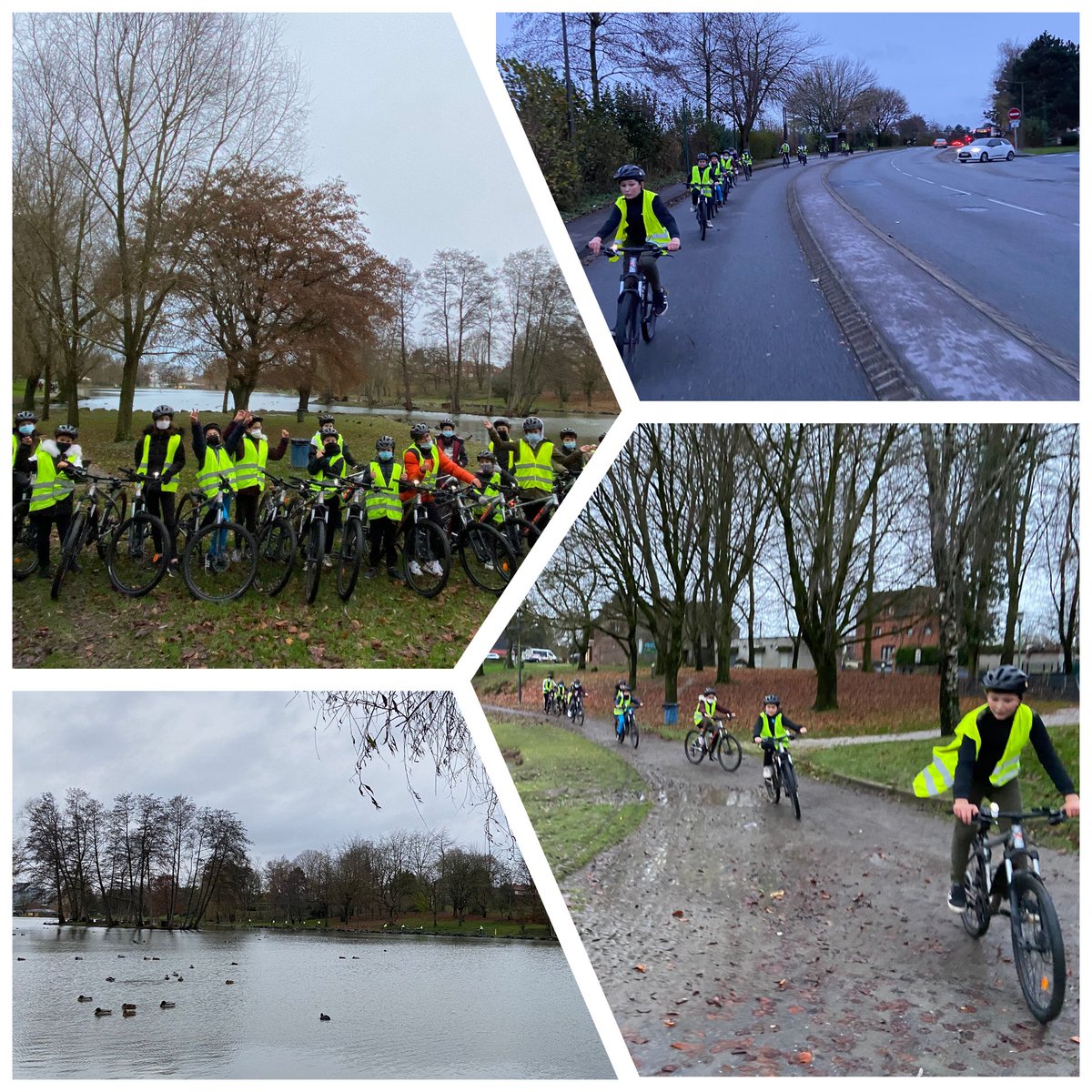 CiteEduMaubeuge's tweet photo. G2T_5 : Sortie VTT 6E #CLG_Vauban. Activités en plein air avec @MarieDelacote au Lac du Paradis.
🎯 - 7 km => Savoir pédaler, circuler et rouler🚲
        - ASSR_1
        - Mobilités douce et active 
@CiteEduMaubeuge @AcLille @MaubeugeUNSS https://t.co/B5wUy6KG9i