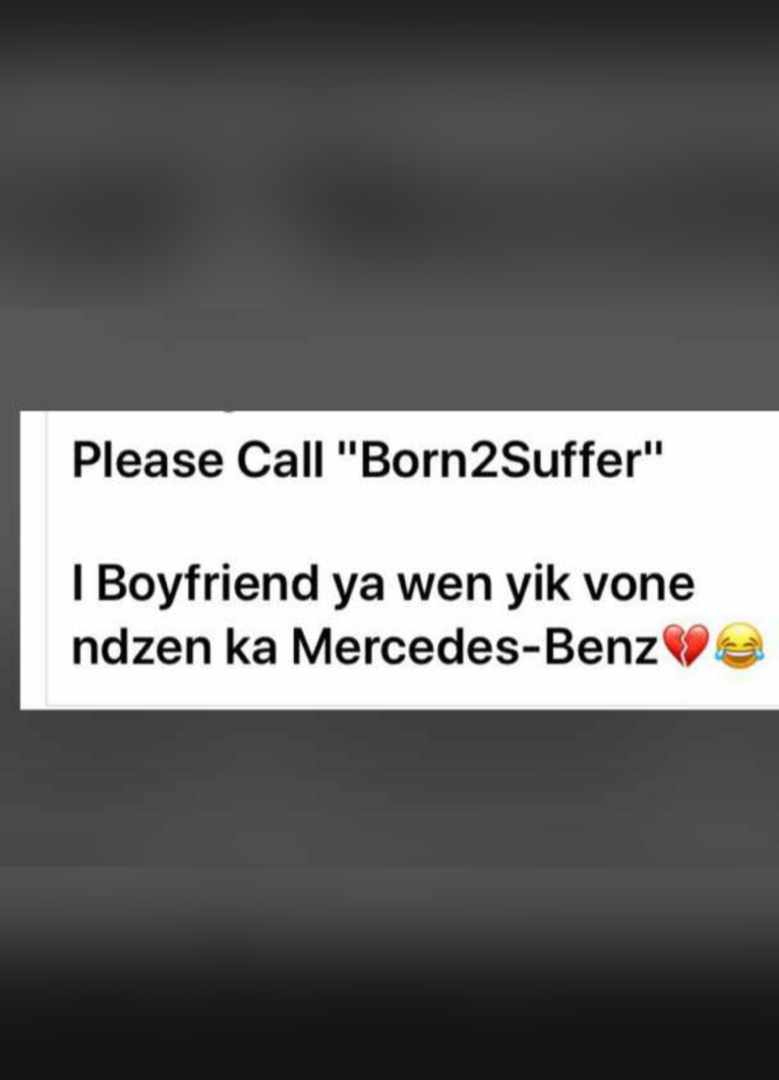 I nhwanyani wale giyani vakha vanwi bela callback hi boy friend ya yena December leyi loko niri giyani.