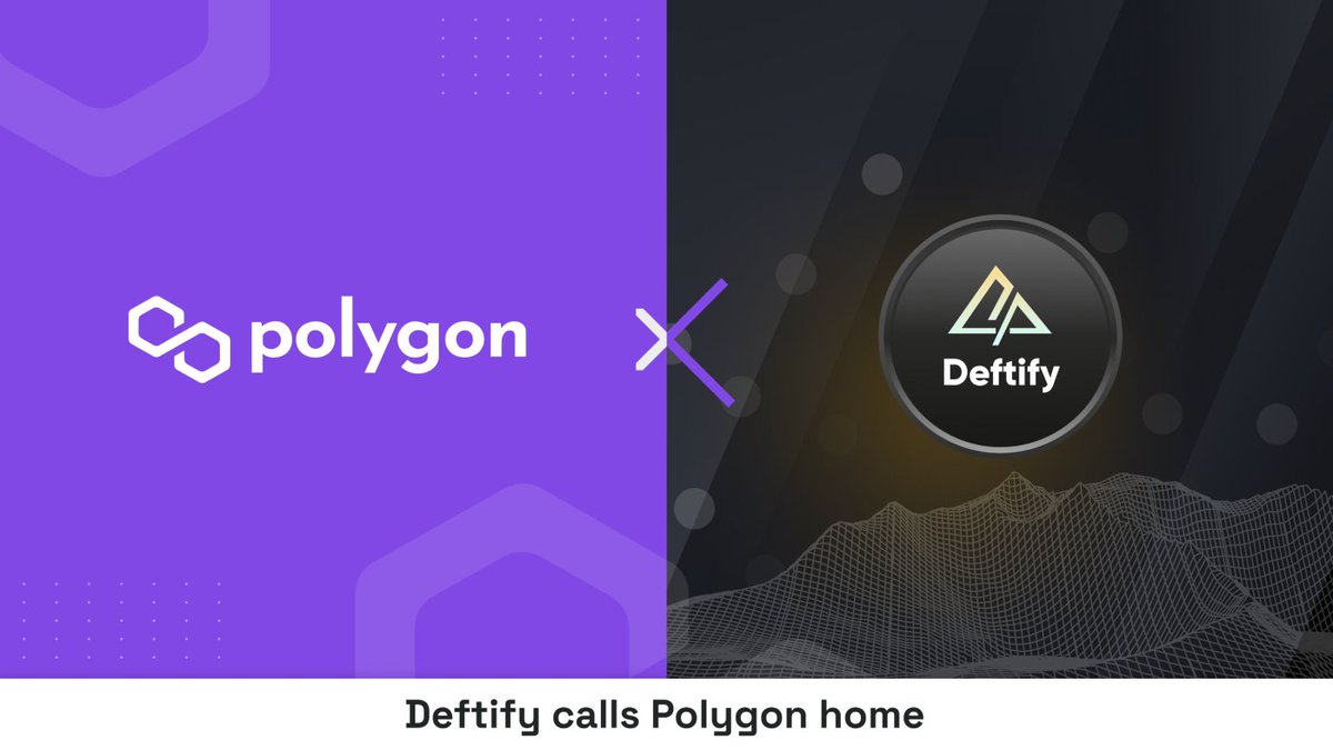 NFTevening's tweet photo. 📢 @Deftify_ is launching on @0xPolygon
🥂 Polygon’s full-stack scaling solution means that using Deftify will be fast, affordable and secure.
🌐 https://t.co/t3glHBSf6w
📰 https://t.co/TRo8ygxbvv
#Polygon #MATIC #cryptotrading #DeFi #PolygonNetwork https://t.co/lwD9Bpr8k3
