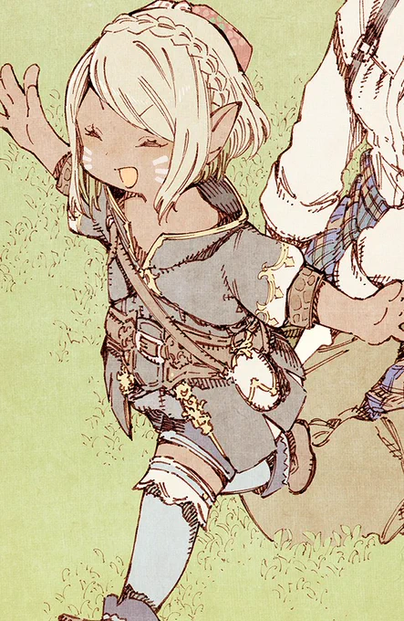 そういえば2年くらい前に頼まれて人んちのヒカセン描かせていただいたなあというのを思い出したので一部置いておきます 