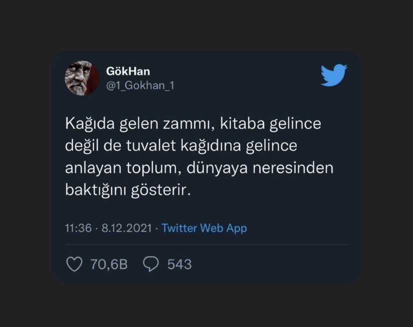 Son günlerde gördüğüm en anlamlı tweet! #asgariucret