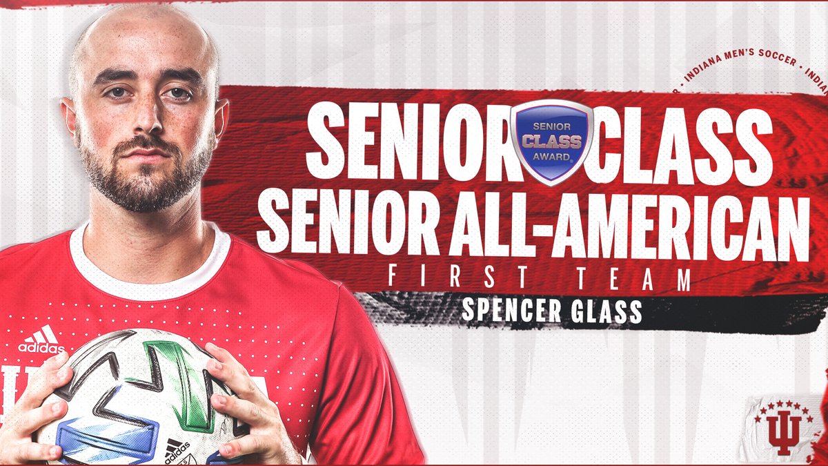 IndianaMSOC's tweet photo. Congrats, @Spencer_Glass21‼️ https://t.co/QbZGV9L41e