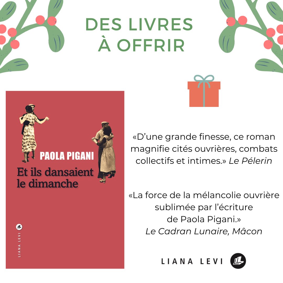 EditionsLevi's tweet photo. Des livres à offrir : un roman qui redonne vie à des combats intimes et collectifs, et à la mémoire ouvrière lyonnaise 📚 🎁
Et ils dansaient le dimanche, Paola Pigani
#paolapigani #etilsdansaientledimanche #usinetase #litterature #lianalevi #deslivresaoffrir #libraires https://t.co/onLDIFVyQR