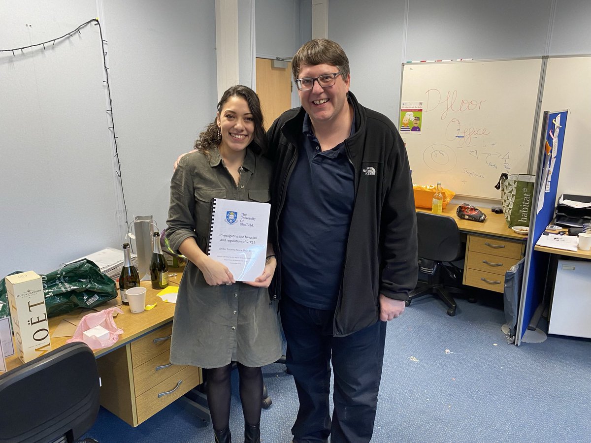 Amber Shunshion (@ambershunshion) on Twitter photo Bit of a late tweet but last week I passed my viva! 🎉 Big thank you to both of my examiners but the biggest thank you to my amazing supervisor <a href="/vesicle_traffic/">Andrew Peden</a> who I couldn’t have done it without! Bit of a late tweet but last week I passed my viva! 🎉 Big thank you to both of my examiners but the biggest thank you to my amazing supervisor <a href="/vesicle_traffic/">Andrew Peden</a> who I couldn’t have done it without!