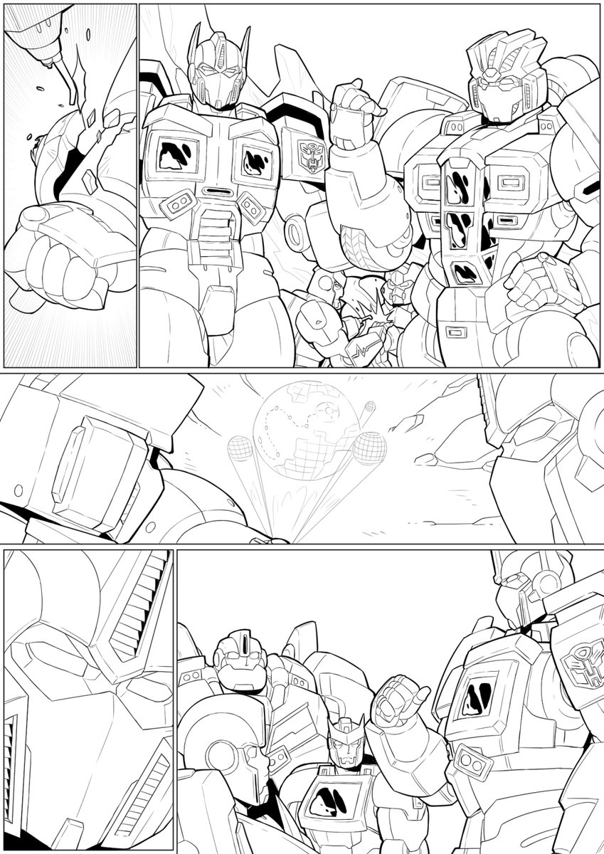 MadProjectArt's tweet photo. Null Zone 3 Page 4 WIP

#madproject #transformers #optimusprime #comic #nullzone https://t.co/tfrY1VYFso