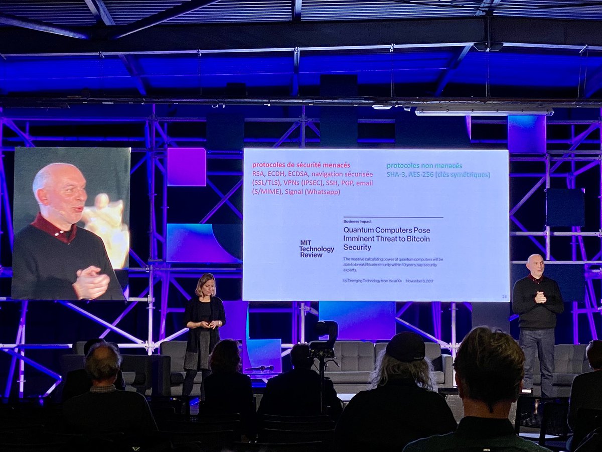 L’ordinateur quantique pose problème pour la cryptographie qui devra s’adapter dans le futur, notamment dans le secteur de la blockchain.#MBADMB <a href="/olivez/">Olivier Ezratty</a>  <a href="/NAIA_R_bordeaux/">Naia</a>