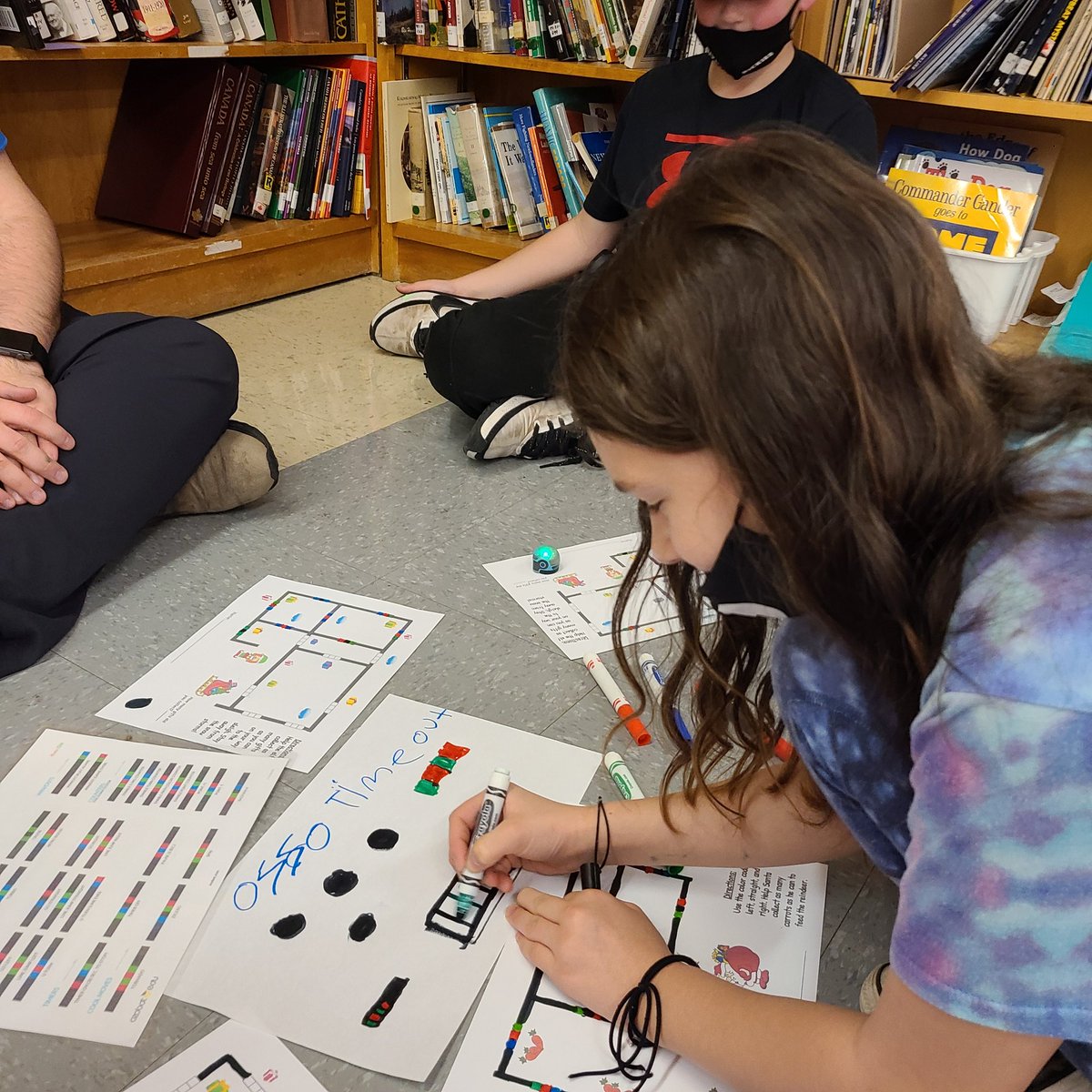 SMA_Mystic's tweet image. Instead of getting frustrated when the OzoBots don&apos;t cooperate, our students created a time out space for them to be placed in! 🤣😁👍 @NLESDCA @LaurenGregoryNL @hollyrosenlesd #SEL @nltatesic @brilliant_labs @mmelee5 #CodeWithTESIC #HourofCode2021 #csedweek2021 @Ozobot