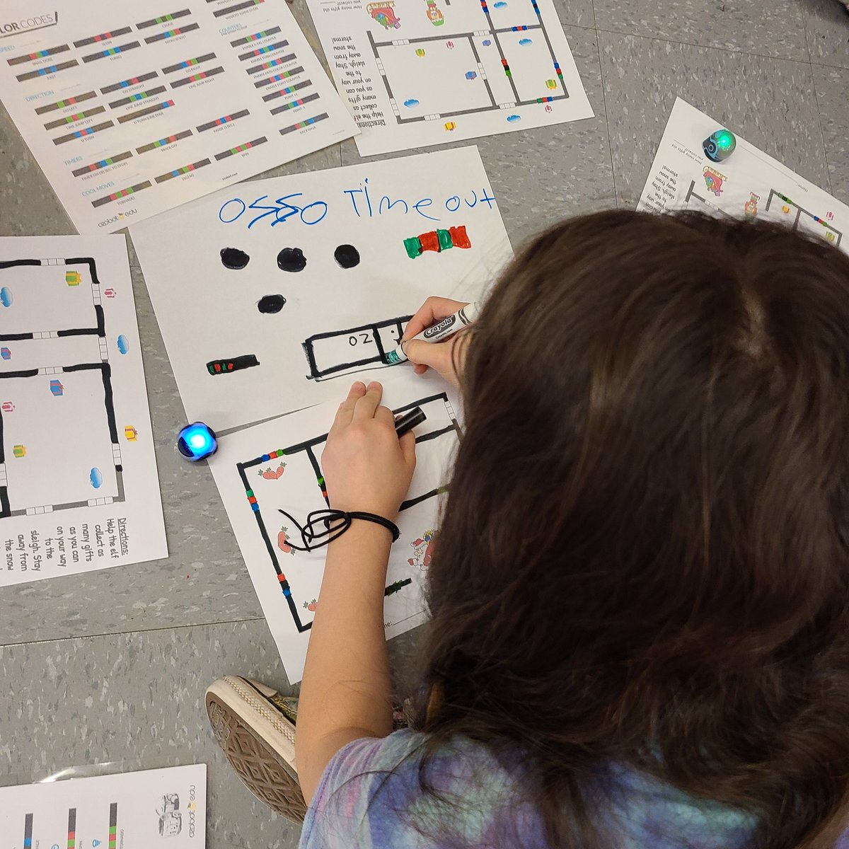 SMA_Mystic's tweet image. Instead of getting frustrated when the OzoBots don&apos;t cooperate, our students created a time out space for them to be placed in! 🤣😁👍 @NLESDCA @LaurenGregoryNL @hollyrosenlesd #SEL @nltatesic @brilliant_labs @mmelee5 #CodeWithTESIC #HourofCode2021 #csedweek2021 @Ozobot