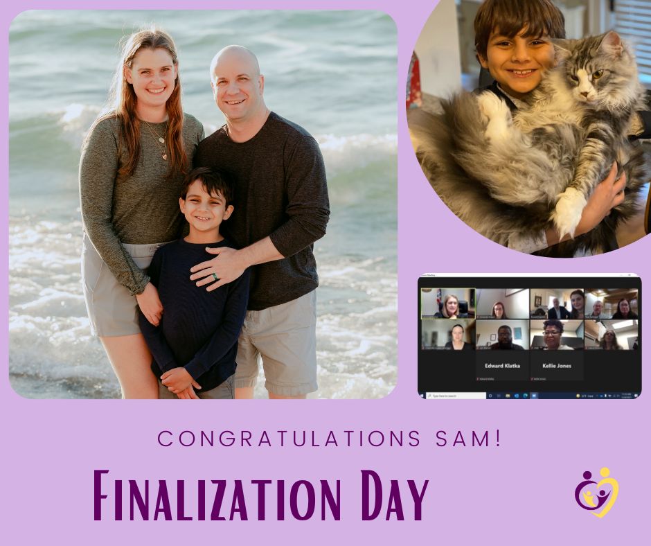 OAAdoptOH's tweet photo. #FinalizationDay for Sam and parents Katie and Nathan! Congratulations! Sam was placed at the end of last year into his forever family after spending over 4 years in foster care. Leave some well wishes for the family in the comments and we will be sure they get them. https://t.co/exyQjtpaxm