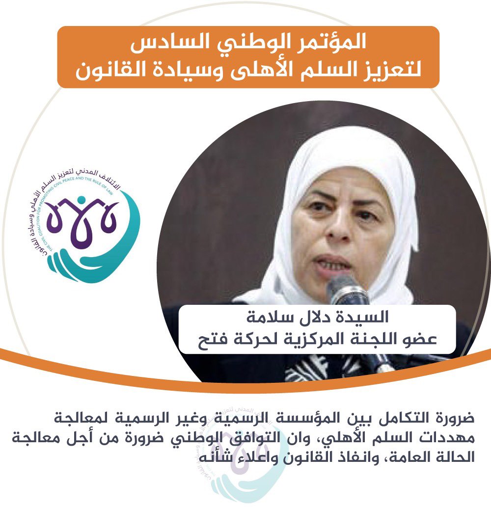 reform_ps's tweet photo. #المؤتمر_الوطني السادس لتعزيز #السلم_الأهلي و #سيادة_القانون
#civilpeace #civilsociety #palestine #RuleOfLaw https://t.co/bkZ7oFkgJC