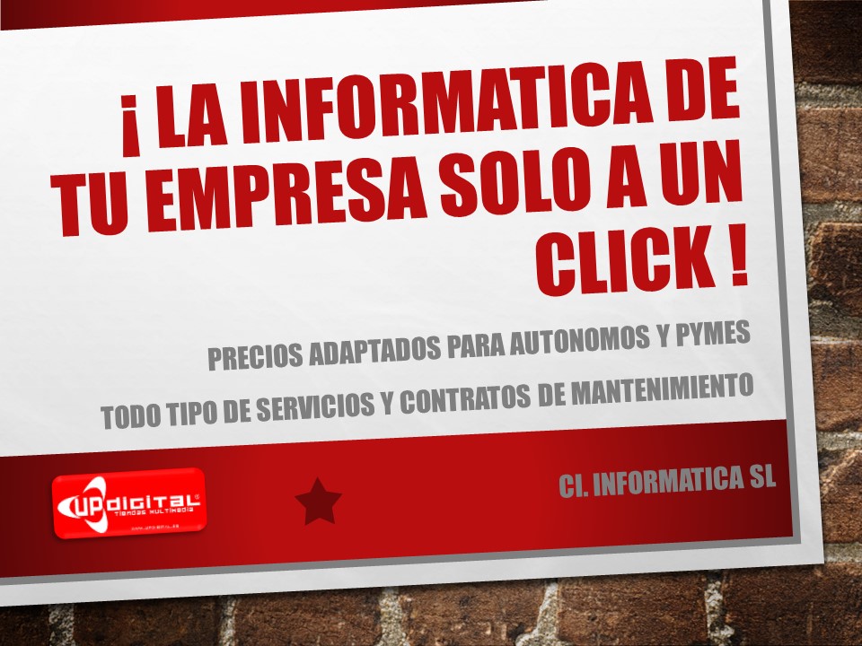 CIInformaticaSL's tweet photo. Despreocupate de la informática con nuestro asesoramiento y servicios integrales, tanto #autonomos como #pymes tienen servicio de grandes empresas con precios adaptados a sus necesidades. Desde 2004 ayudando a crecer en #BCN provincia. 
#servicioinformatica #asesorinformatico https://t.co/uBxdE7wRnI