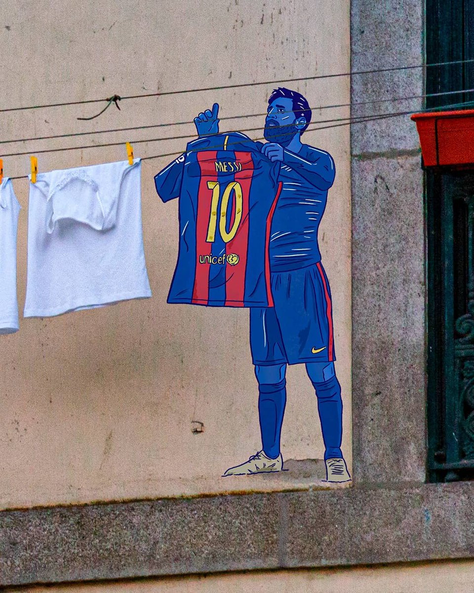 BolavipAr's tweet photo. Miren que vimos muchas obras de arte dedicadas a Messi, pero esta se ganó el premio a la creatividad.

¡Hermoso! 👏🤩

📷 markjohnsondesign https://t.co/UN2r1PArLe