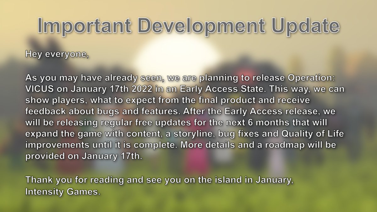 OperationVicus's tweet photo. Important Development Update https://t.co/ItyN4o8leJ