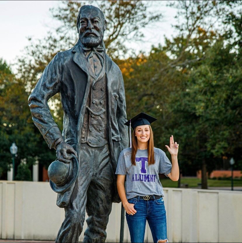 T-minus one day until the commencement ceremony! We are so excited for all of our seniors. Kayla Holubek is one of our December graduates. She will be graduating with her bachelors of science in Kinesiology!