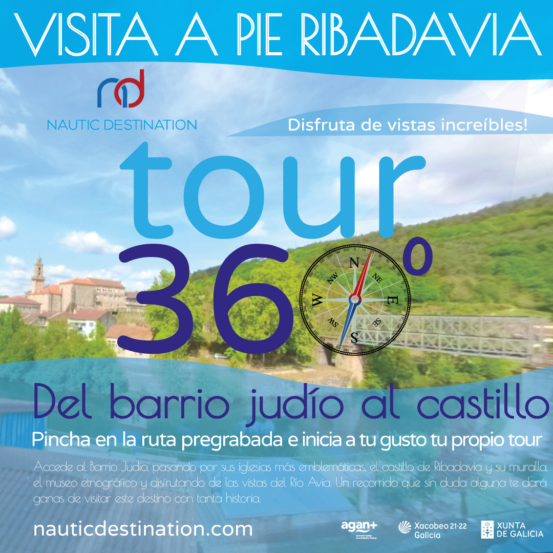 ¿𝗤𝘂𝗲́ 𝘁𝗲 𝗽𝗮𝗿𝗲𝗰𝗲 𝘂𝗻𝗮  𝘃𝗶𝘀𝗶𝘁𝗮 𝗮 𝗽𝗶𝗲 𝗽𝗼𝗿 𝗥𝗶𝗯𝗮𝗱𝗮𝘃𝗶𝗮? 🤗
TOUR VIRTUAL 360º visitando RIBADAVIA 👇
Barrio Judío, iglesias, el castillo de Ribadavia y su muralla, el museo etnográfico... 🌿🕍 
#Turismo #Galicia #Ribeiro #Ribadavia