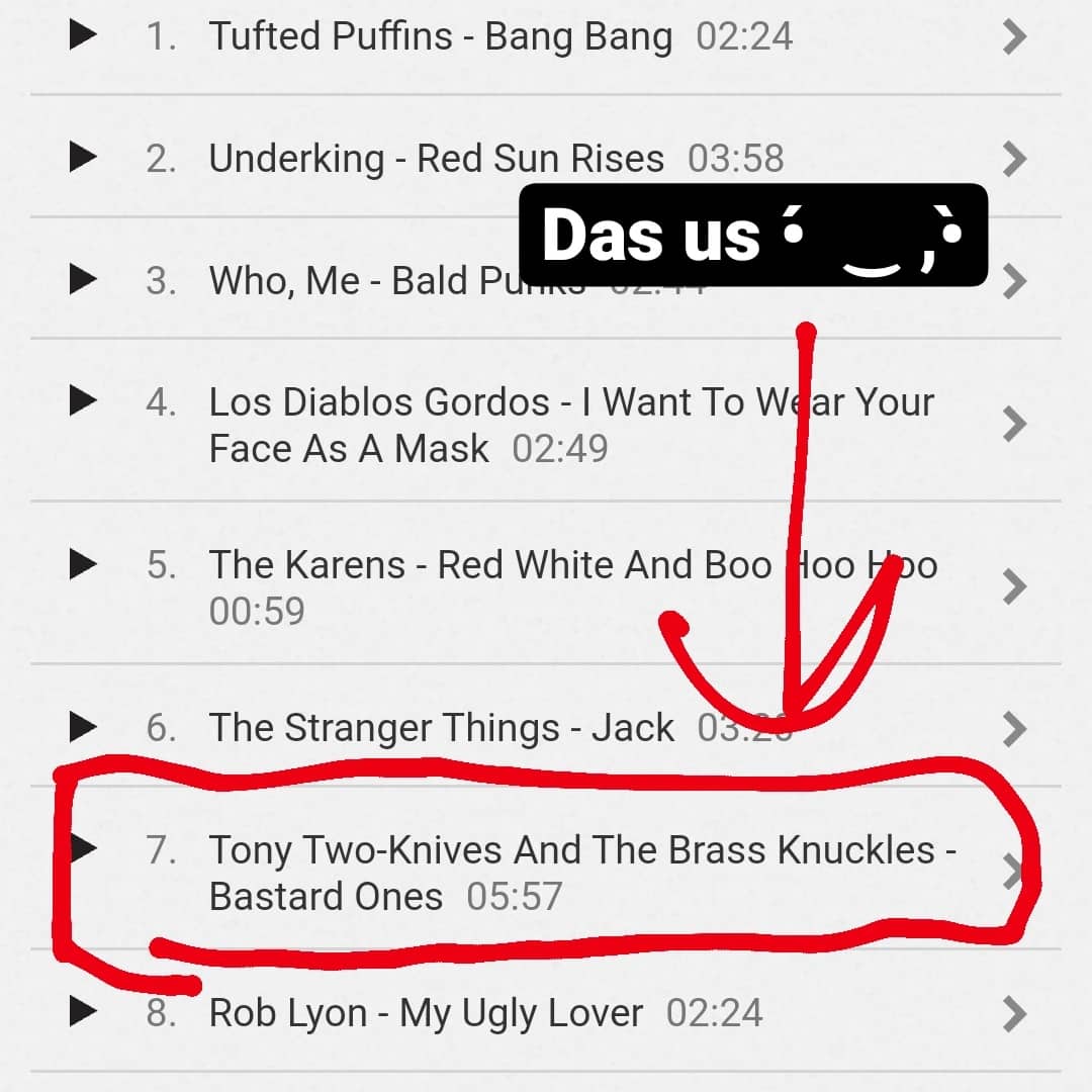 TTKPunx's tweet photo. Look at us going on a compilation album that's just been put up on Bandcamp like we're a bunch of actual musicians or something. How bout you go give it a listen? Thanks to Moronic Records for the help and hopefully everyone involved gets some more listeners after this. https://t.co/vMyeXf3uv8
