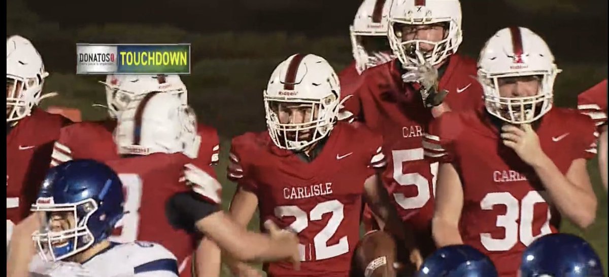 TimRecognition's tweet photo. Carlisle Indians Talon Borders with 1568 Rushing Yards, 13 TD’s, 125 Receiving Yards, 2 TD’s and 62 Tackles, 1 Int had a ( Outstanding) 2021 Senior Season https://t.co/twt1J5gzFK