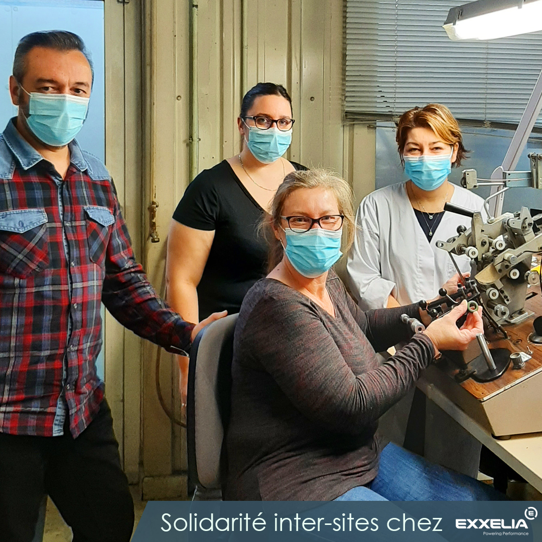 Exxelia's tweet photo. #Teamexxelia : Solidarité inter-sites chez Exxelia !
Le site d'Illange a bénéficié la semaine dernière du renfort et des compétences techniques d'une collègue du site d'Antigny sur ses activités #bobinage. https://t.co/wuaq5RJaaC