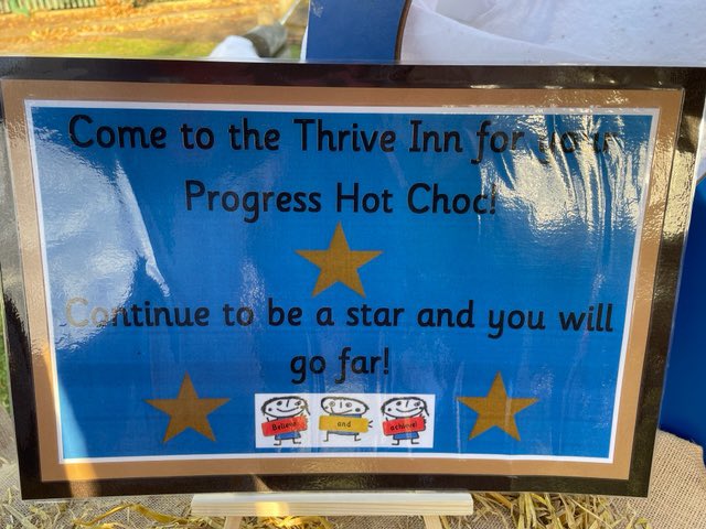 DeltaRowenaAc's tweet photo. We had a wonderful afternoon in Reception today celebrating all the progress the children have made this term. We enjoyed delicious hot chocolate and gingerbread from ‘The Thrive Inn’. #timetothrive #ProgressParty https://t.co/GDl29D3ca5