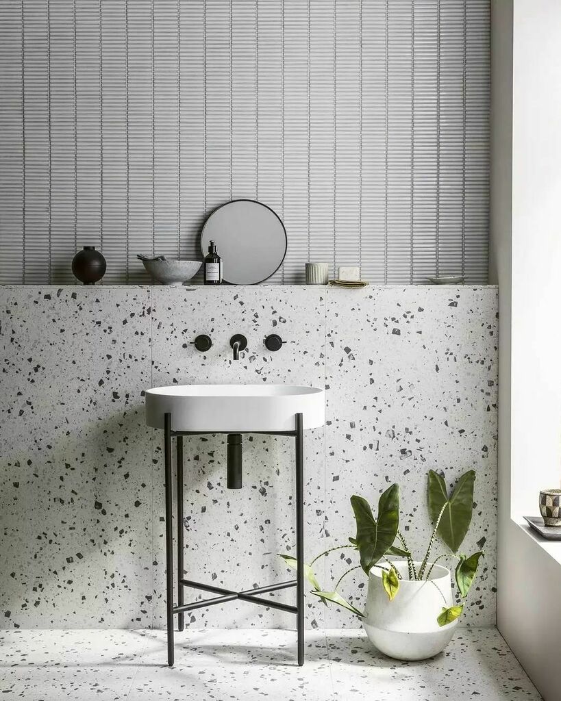 GCThomasSD's tweet photo. Check out this bathroom featuring two of our favorite SpecCeramics quickship products. Inax Yohen Border and Venice Villa porcelain terrazzo.
#gcthomas #specceramics #inaxtile #inaxjapan #venicevilla #porcelain #terrazzotile #interiordetails #interiordes… https://t.co/MiUU1HxJXU https://t.co/XnsYXv8B3O