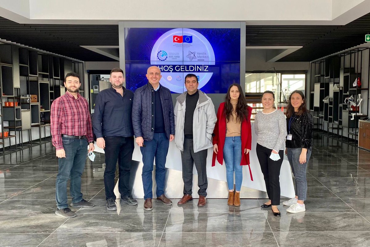 YDDMmersin's tweet photo. HKTM Genel Müdür Yrd. Fırat Erpolat ve Lean Ofis Yönetim Danışmanı Dr. Lütfi Apilioğulları’na, Mersin Model Fabrika ve Yenilik Merkezimizi ziyaretlerinden dolayı teşekkür ederiz. @yenilikmersin #modelfabrika #mersinmodelfabrika #modelfactory #yalinuretim #leanmanufacturing https://t.co/XTpwic0J0i