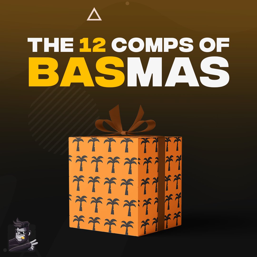 ArcasGames's tweet photo. 🎅 #BASmas Competition No.5
🎵 Christmas Lyric 🎵

Tis the season to be jolly… especially at BAS! 

Take a Christmas lyric &amp; put a BAS or Ape themed twist to it!

Tag your entries #BASlyric.  Most creative wins a mystery prize! 

Ends 12pm UTC December 11
Good luck apes!
#P2E https://t.co/aD1SMISD3Y