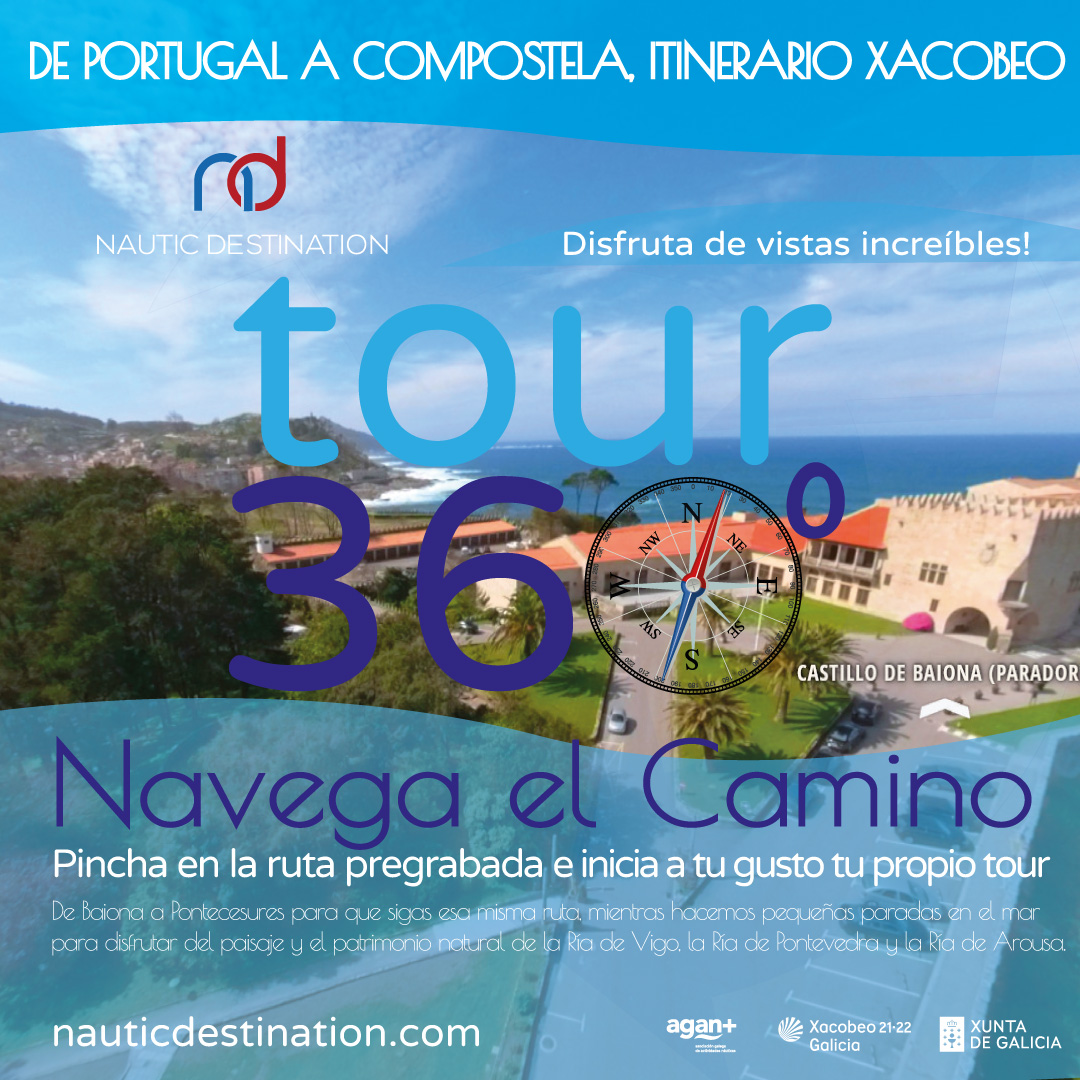 ¿𝗧𝗲 𝗮𝘁𝗿𝗲𝘃𝗲𝘀 𝗰𝗼𝗻 𝗲𝗹 𝗖𝗮𝗺𝗶𝗻𝗼 𝗱𝗲 𝗦𝗮𝗻𝘁𝗶𝗮𝗴𝗼 𝗲𝗻 𝗯𝗮𝗿𝗰𝗼? 👇🚤
6 días y 5 noches 𝗧𝗢𝗨𝗥 𝗩𝗜𝗥𝗧𝗨𝗔𝗟 𝟯𝟲𝟬º 𝗗𝗘 𝗣𝗢𝗥𝗧𝗨𝗚𝗔𝗟 𝗔 𝗖𝗢𝗠𝗣𝗢𝗦𝗧𝗘𝗟𝗔, 𝗜𝗧𝗜𝗡𝗘𝗥𝗔𝗥𝗜𝗢 𝗫𝗔𝗖𝗢𝗕𝗘𝗢: 𝗡𝗔𝗩𝗘𝗚𝗔 𝗘𝗟 𝗖𝗔𝗠𝗜𝗡𝗢🤗
#Xacobeo #Portugal