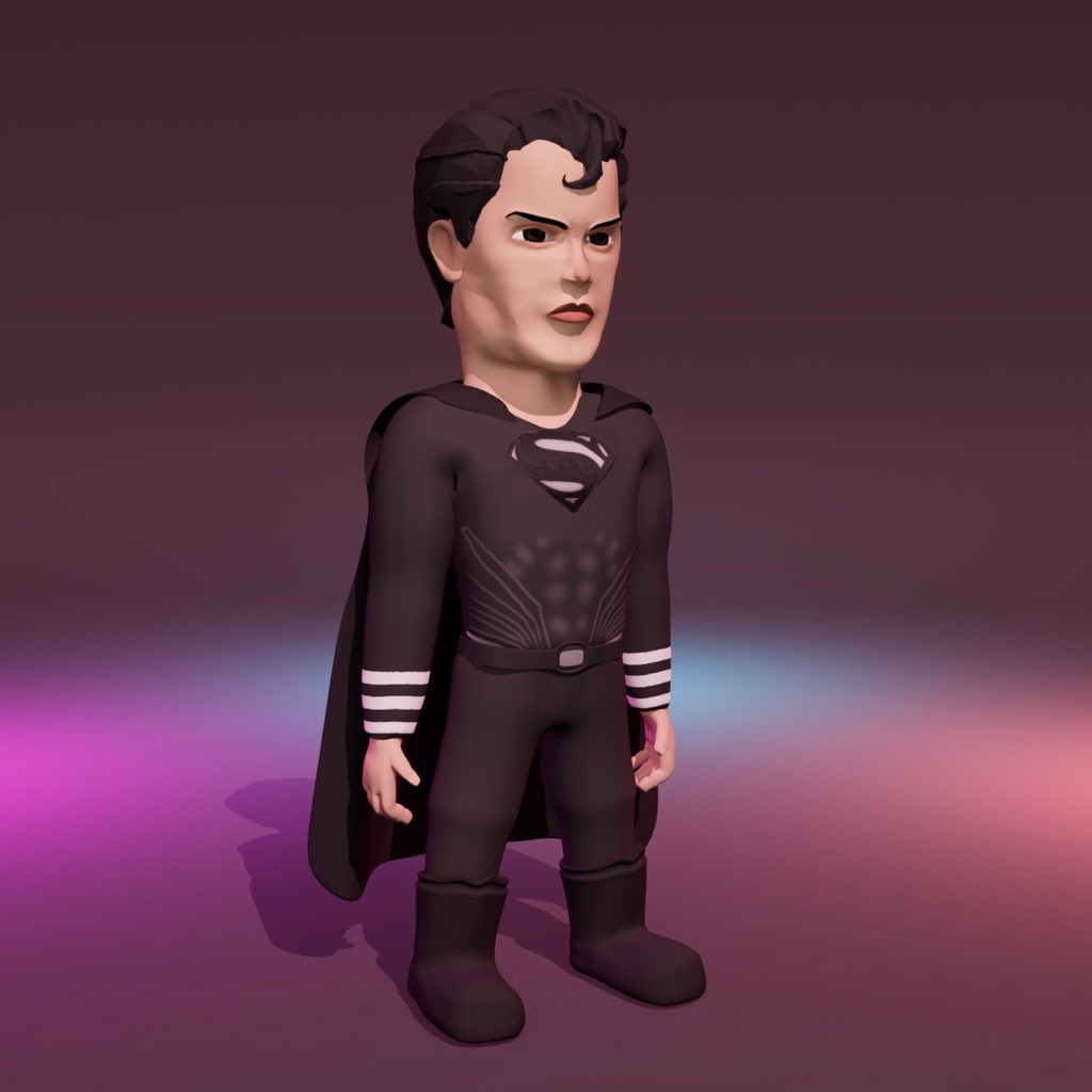 rohan_soh's tweet photo. A commission work ✌️. 

#3Danimation #funkoPOP #maya #Arnold #Superman #black #2k21 https://t.co/1bQ91ILAG3