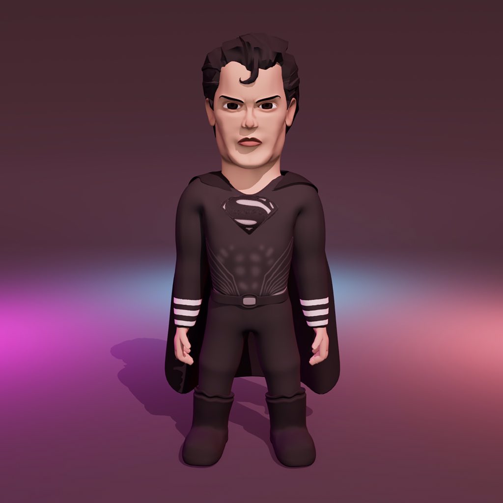 rohan_soh's tweet photo. A commission work ✌️. 

#3Danimation #funkoPOP #maya #Arnold #Superman #black #2k21 https://t.co/1bQ91ILAG3