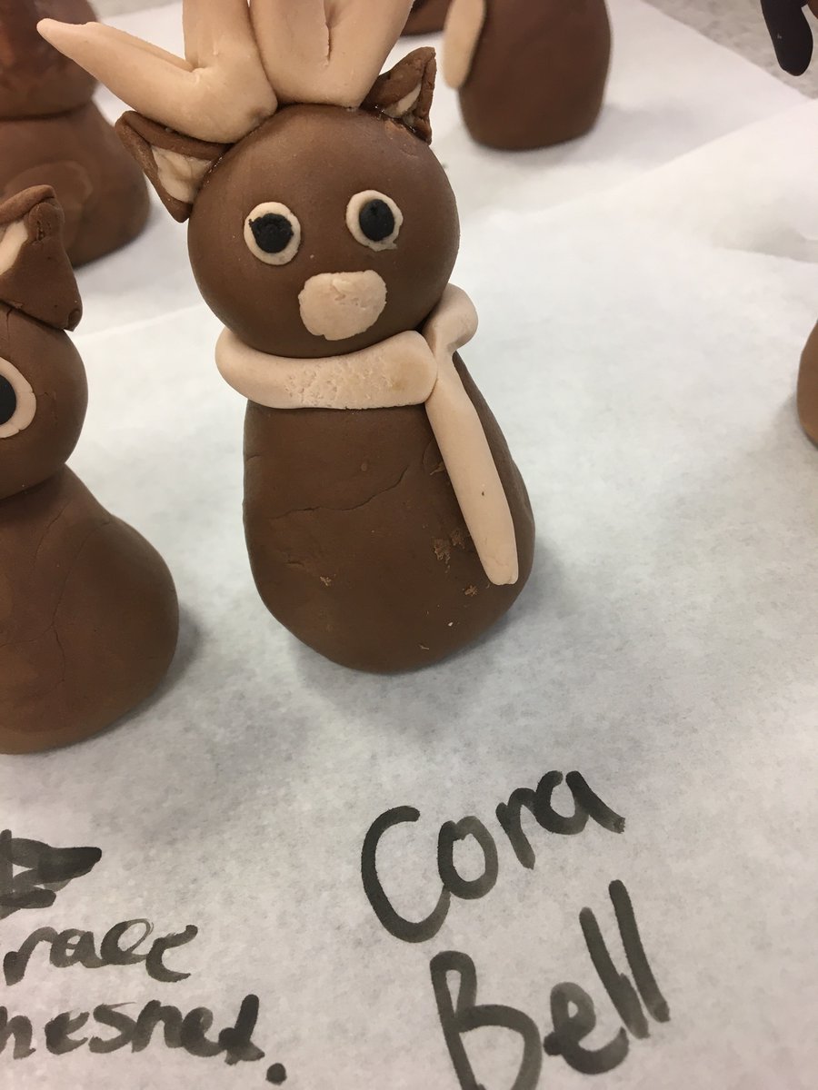 KateNess3's tweet photo. My S1 baking club were having a go at fondant modelling in preparation for their final Christmas cake. @UGSFoodTech @7_ugs @UGSchool #edutwitter https://t.co/RhPYabPmwY
