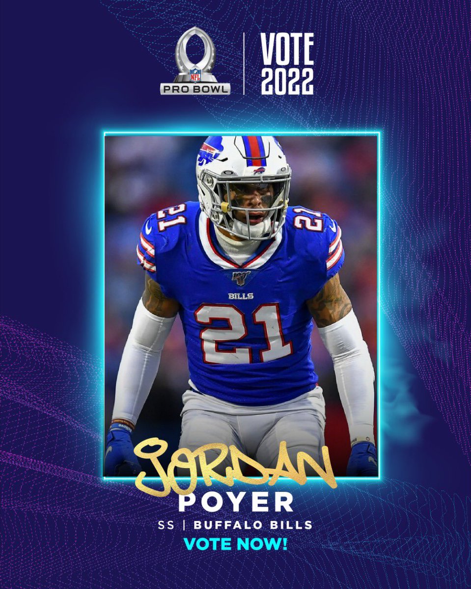 JPBRAND21's tweet photo. Mafia do your thing! Let’s get the best safety in the NFL to the 2022 ProBowl! 

#ProBowlVote + @J_poyer21

Let’s get it! 🔥🔥🔥 #RT  #JordanPoyer https://t.co/sTjKC9OmdZ