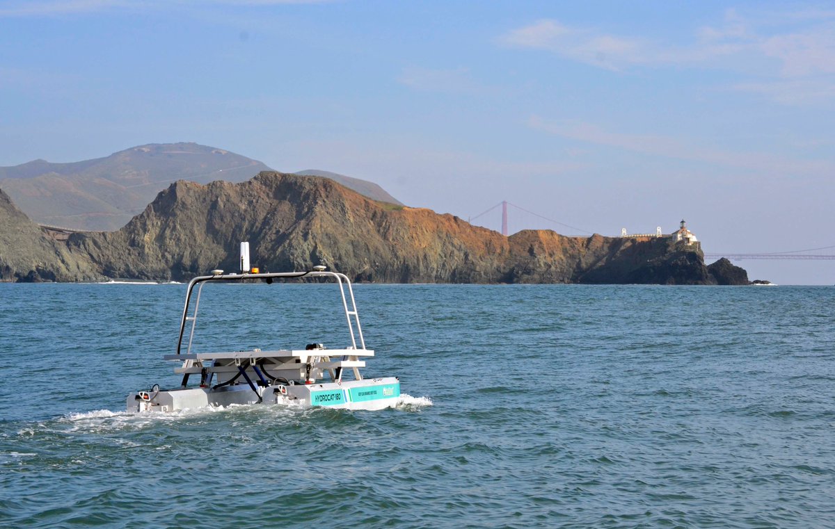 seafloorsystems's tweet photo. The HydroCat-180 takes to San Francisco!

Our California location allows us to test remote survey solutions on alpine lakes, valley rivers, and the ocean - all within a few hours' drive from headquarters.

#hydrographicsurvey #seafloormapping #autonomous #remotedatacollection https://t.co/Q24iMjbwck