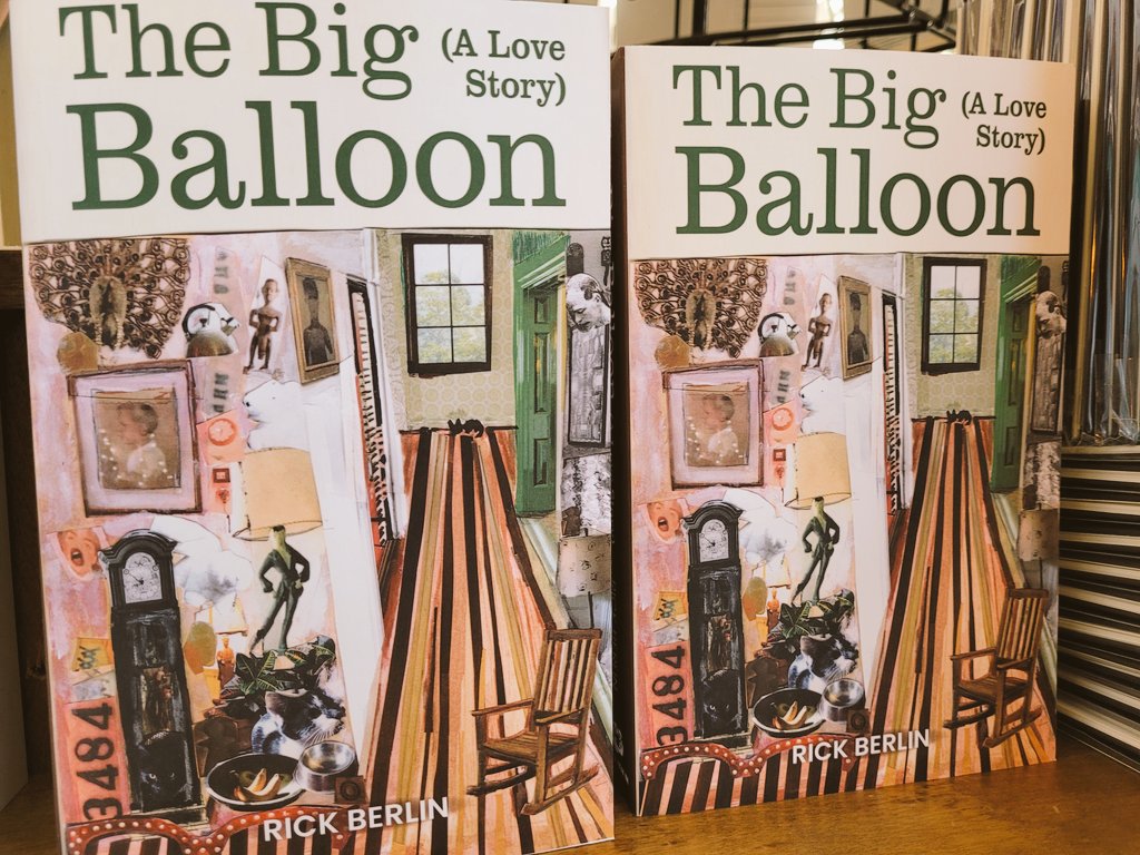 TONIGHT!! (12/9/21) at 6PM The one and only, Rick Berlin will be signing his new book, "THE BIG BALLOON"😁📚🎉 So stop on by and yourself, or a friend a very special signed gift! 

See you soon! 
~Masks Required in store~