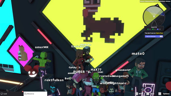 Ian30621890's tweet photo. @TheSandboxGame @deadmau5 Crowded! 

#SandboxAlphaContest #9 https://t.co/J1gf7Lxfix