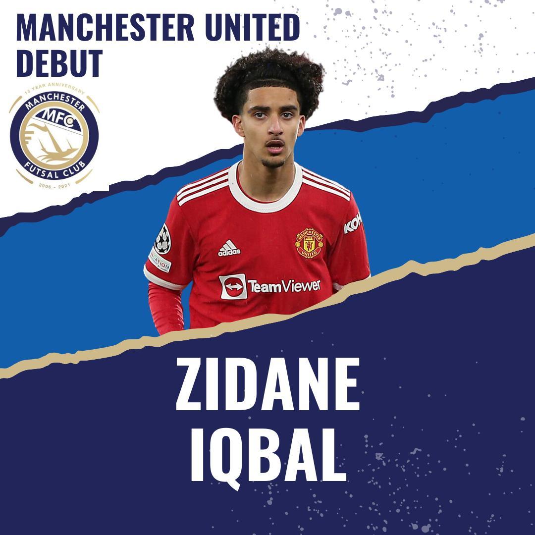 MFC_Futsal's tweet photo. Everyone at @MFC_Futsal would like to send our many congratulations to @z10ane for making his first competitive senior debut for @ManUtd in the @ChampionsLeague last night! 👏🏼 https://t.co/UzcVoVZfdm