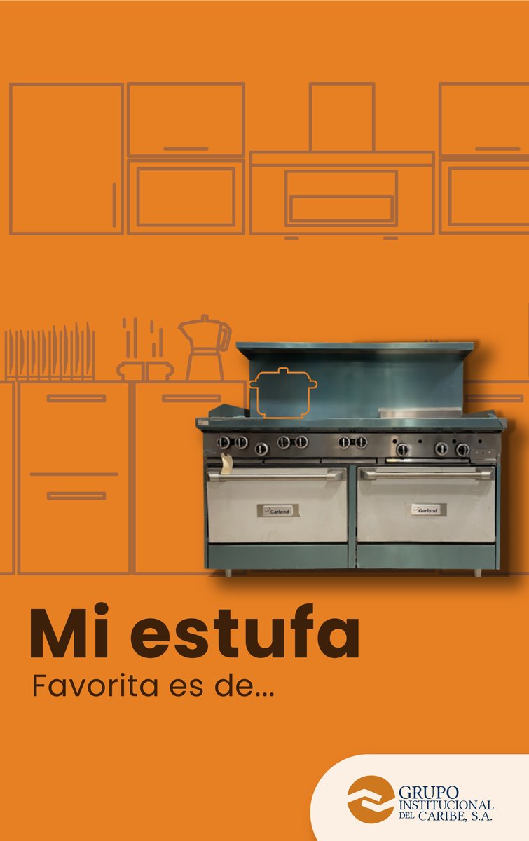 ¿Cuál es tu estufa favorita?
Nuestras estufas Garland son ideales para tu cocina, manteniendo la manejillas frías y perfectas para uso de gas natural, no esperes más.

#grupoinstitucionaldelcaribe #estufagarland