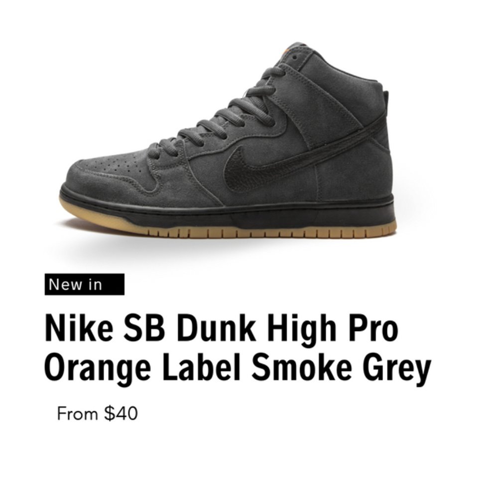 nike sb orange label smoke grey