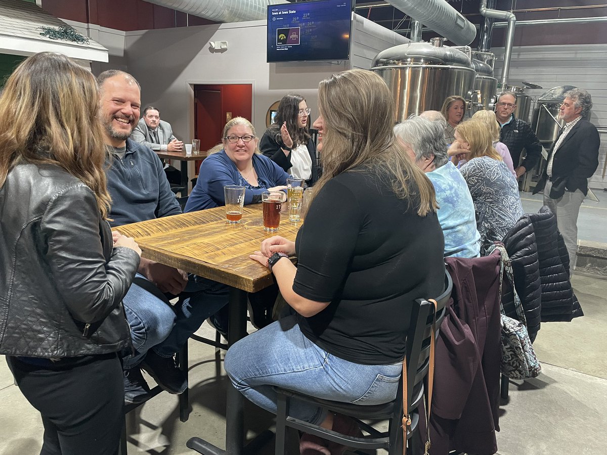 Abby4Iowa's tweet photo. We are building a campaign that reaches Iowans where they are and not taking one day for granted. So grateful for the energy last night in Des Moines and Iowans fired up to beat @ChuckGrassley and fight for the future of Iowa. We are never backing down. https://t.co/hWZboUpzBp