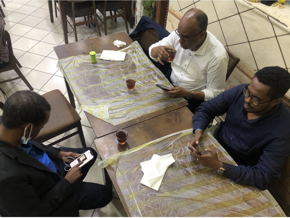 AnalystSomalia's tweet photo. @HIPSINSTITUTE’s Director @afyare_elmi, Deputy Director @SaneyMursal &amp; former director @Aynte and HIPS team @husseinaddow, Yasmin Hassan and other colleagues burning midnight oil for the preparation of the upcoming Annual Forum for Ideas (#AFI2021) &amp; your truly chronicling this; https://t.co/Hj5ZWwKCV5