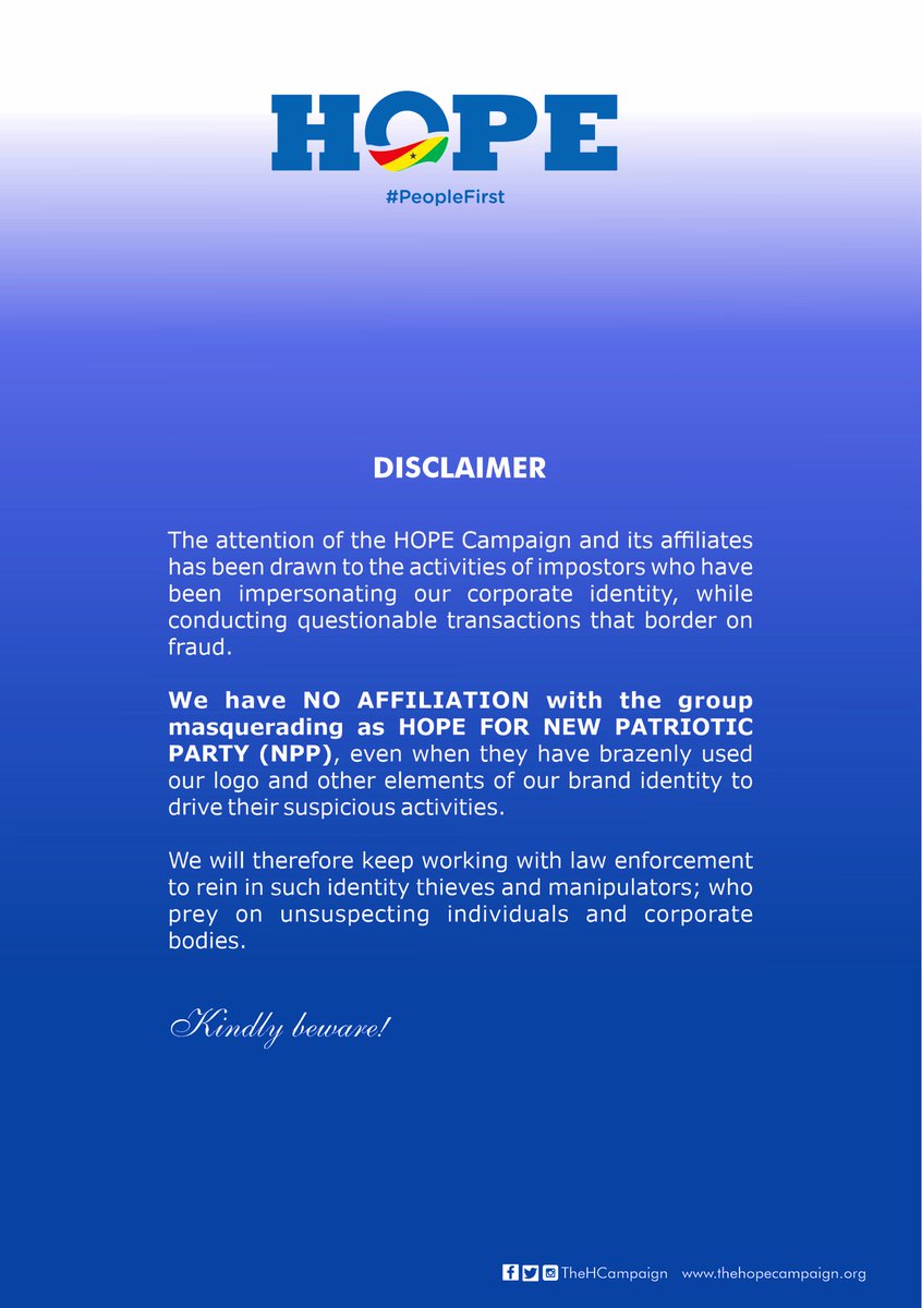 The HOPE Campaign tweet media