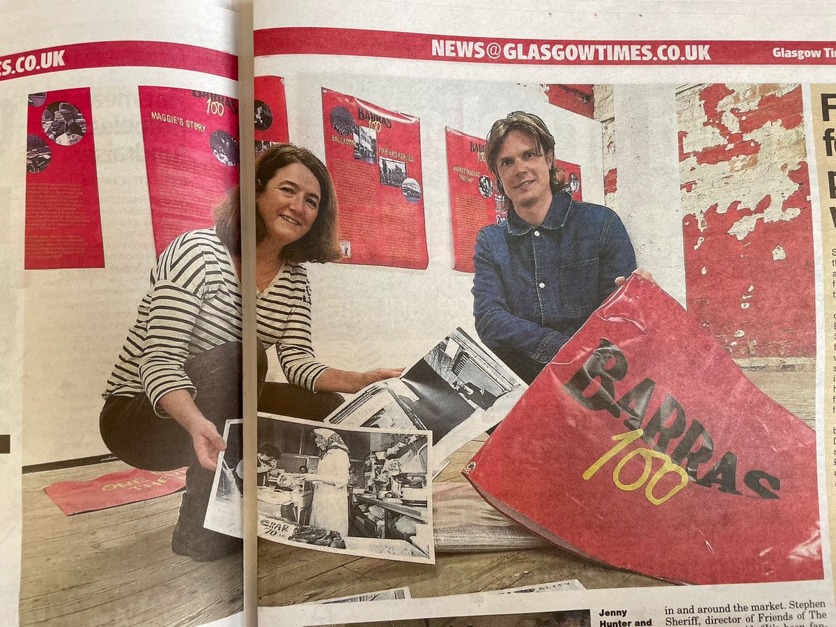 barras100fest's tweet photo. We are in today’s Glasgow Times! Come to our showcase on Saturday to find out more. @GlasgowHeritage @TrustCultural @CreativeScots https://t.co/9MMwtgKfJ0