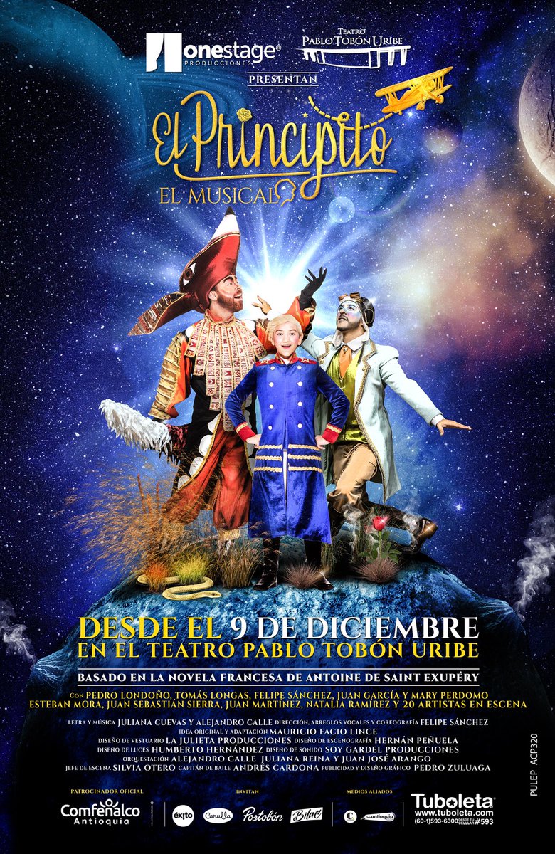 Musicreando's tweet photo. Musicreando los invita a vivir la magia de El Principito, el musical! Realizado por la Productora ONESTAGE PRODUCCIONES, búscalos en instagram como onestage producciones y sigue día a día la grandeza de este musical!!! https://t.co/ah6TIdPzqI