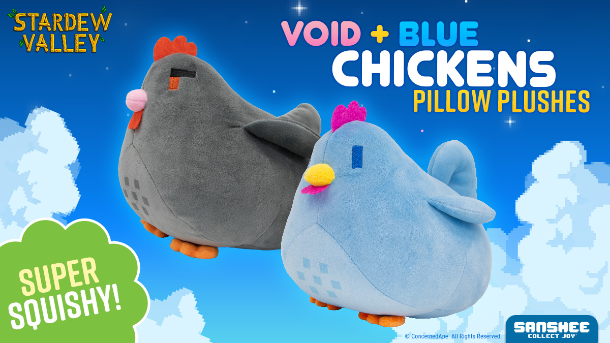 Stardew Valley - Void Chicken Pillow Plush