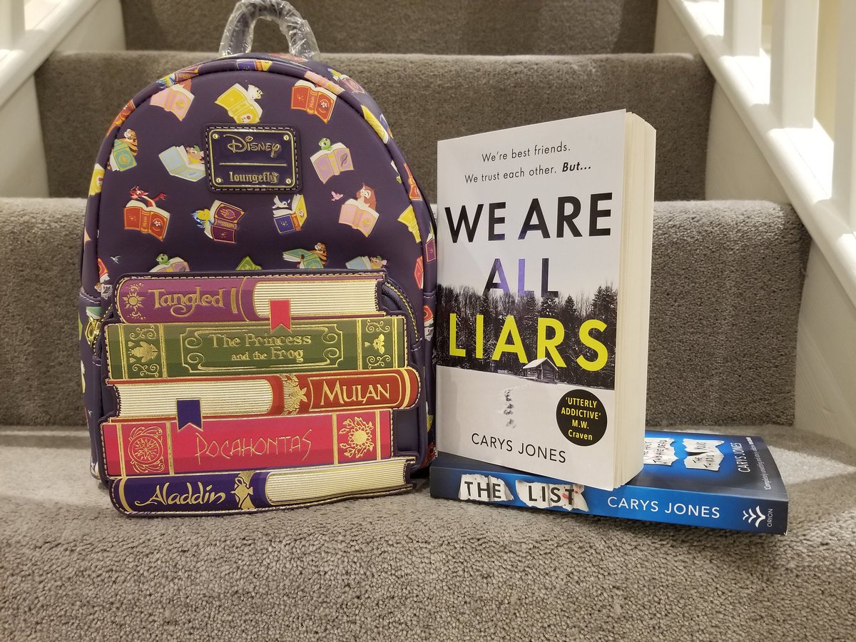 To celebrate the release of WE ARE ALL LIARS I'm giving away a signed copy of both of my books and a Disney book themed Loungefly backpack 💕 just RT and Follow to enter open international ends Thursday 16th December noon GMT #giveaway #BookTwitter