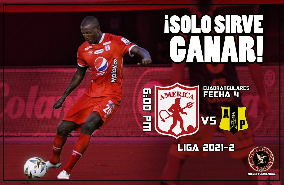 RedSabbath1927's tweet photo. !VAMOS POR 9 DE 9! 
Hay que salir a jugar, golear, ganar, a mostrar jerarquía. Nada de improvisaciones, ESTO ES AMÉRICA. Estamos cerca de la estrella de navidad, y como es costumbre ¡tenemos que ganarla, carajo!

🆚 A. Petrolera
⏰ 6 PM
🏟️  Pascual Guerrero
📺 Win+ 
#VamosAmérica https://t.co/sCJ6B7OXjE