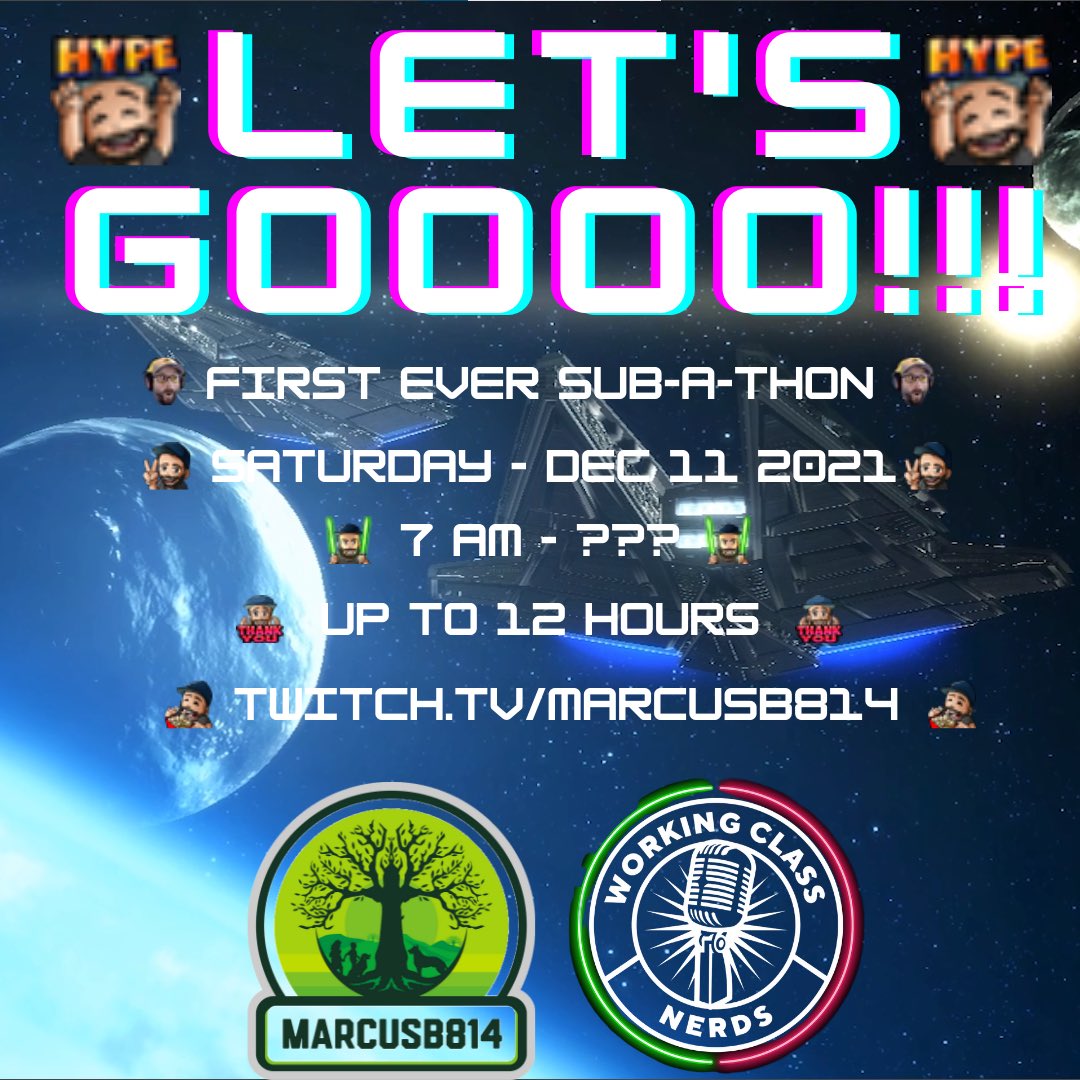 MarcusB814's tweet photo. 2 Days!!! 1k celebration! Sat 7am est.
#swtor #Destiny2
https://t.co/GQk7T2HfA0
#workingclassnerds #twitchstreamer https://t.co/xVDb2UBCmt