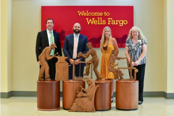 Josh_DunnSC's tweet photo. .@WellsFargo proud to donate wooden carvings by Hardy Davidson to the Southern Highland Craft Guild in #Asheville #NorthCarolina: https://t.co/xZVZPsq6KU https://t.co/eJN39ht5X9