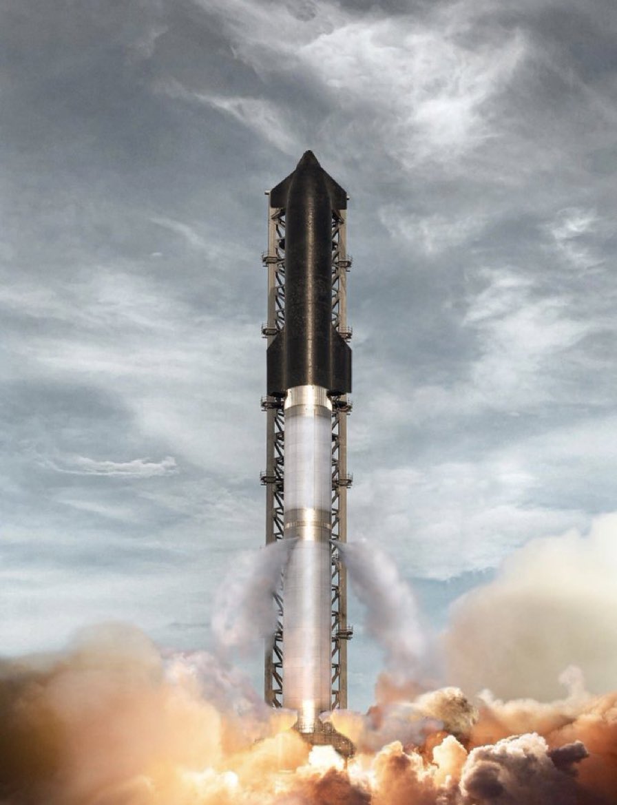 teslaownersSV's tweet photo. The starship will take us to Mars. Multi planetary existence is just a matter of time. https://t.co/ITRXqlaA1y